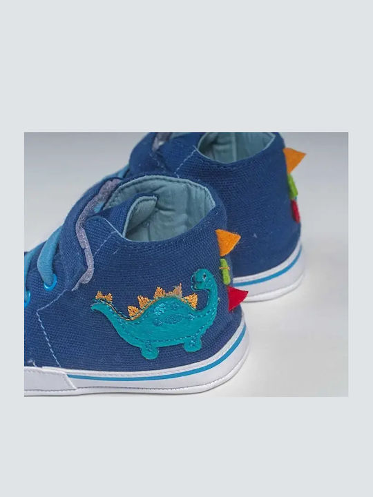 On Line Βρεφικά Sneakers Αγκαλιάς Μπλε
