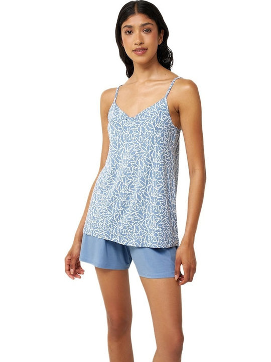Vamp Καλοκαιρινό Babydoll Blue Rain Vamp Καλοκαιρινό Babydoll Blue Rain
