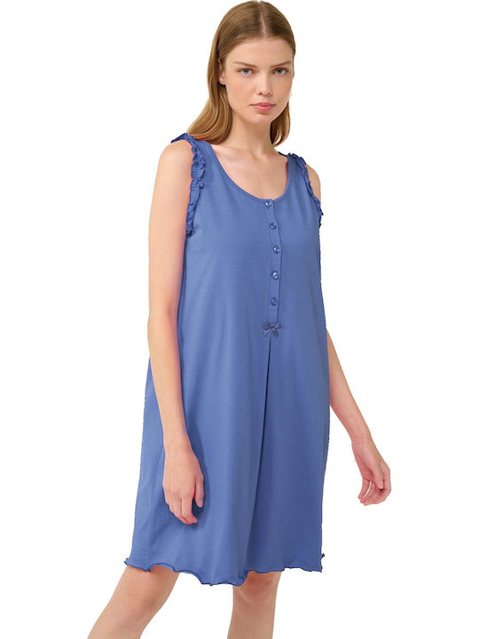 Vamp Cămașă de noapte pentru Femei Blue Iris