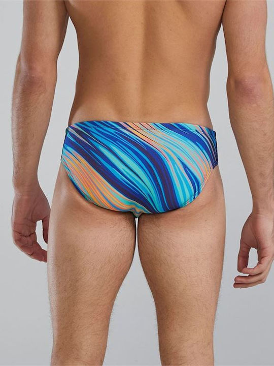 Durafast Elite Men's Swimwear Slip Teal/Org