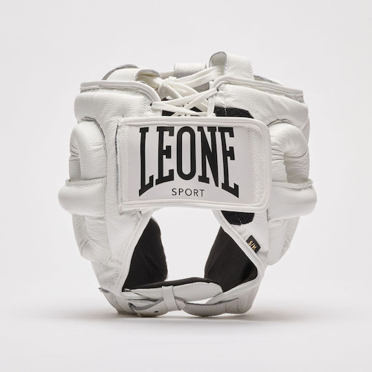 Leone Boxing Helmet Adult Full Face White