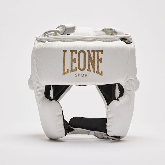 Leone Boxing Helmet Adult Full Face White