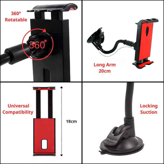 Uncle George Car Mobile Mount with Adjustable Hooks Black