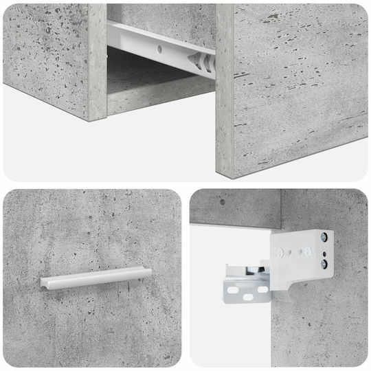 vidaXL Panglică cu Lavoar M49.5xL44.5xÎ65.5cm Gri Beton