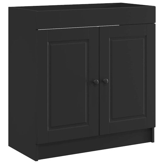 vidaXL Πάγκος χωρίς Νιπτήρα Μ56xΒ37.5xΥ81cm Μαύρο