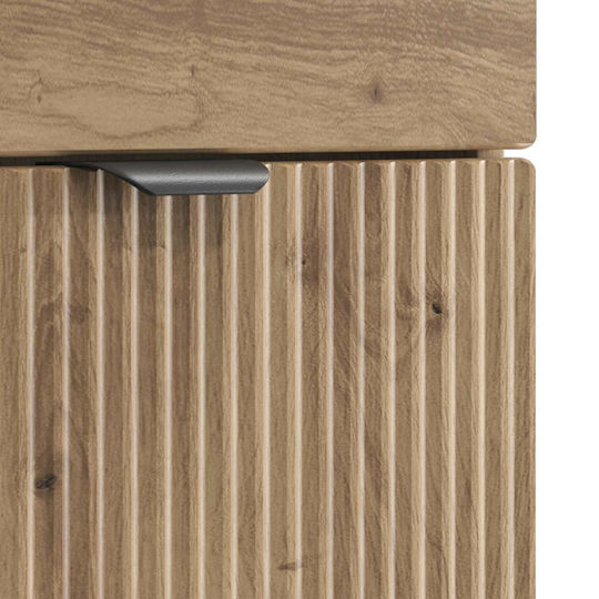 vidaXL Badezimmer Waschtisch-Einheit Ohne Waschbecken M78.5xB37.5xH81cm Eiche