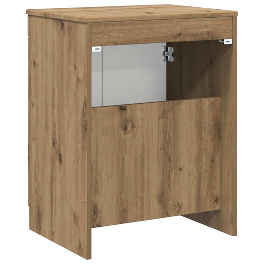 vidaXL Bathroom Vanity Unit Without Sink L54xW41xH70cm Oak