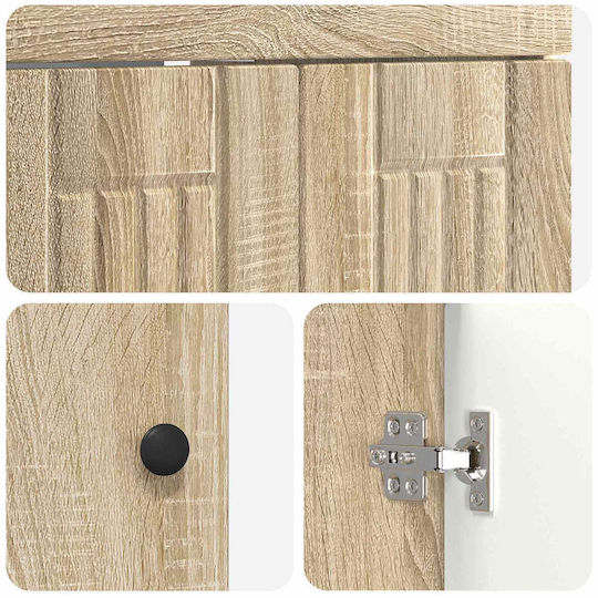 vidaXL Πάγκος χωρίς Νιπτήρα Μ56xΒ37.5xΥ81cm Δρυς Sonoma vidaXL Πάγκος χωρίς Νιπτήρα Μ56xΒ37.5xΥ81cm Δρυς Sonoma