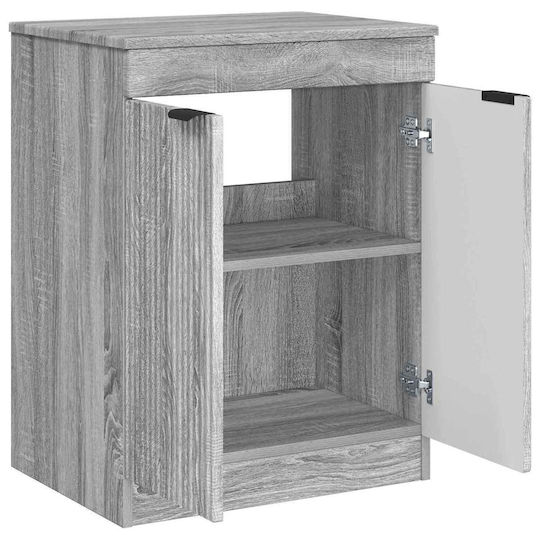 vidaXL Bathroom Vanity Unit Without Sink L54xW41xH70cm Gray Sonoma