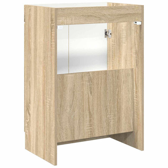 vidaXL Πάγκος χωρίς Νιπτήρα Μ56xΒ37.5xΥ81cm Δρυς Sonoma