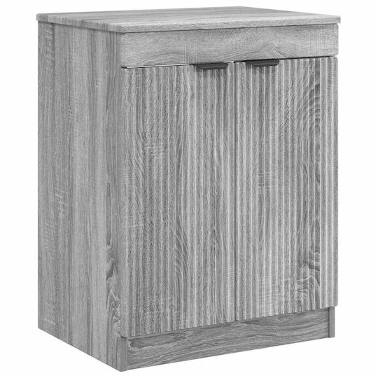 vidaXL Bathroom Vanity Unit Without Sink L54xW41xH70cm Gray Sonoma