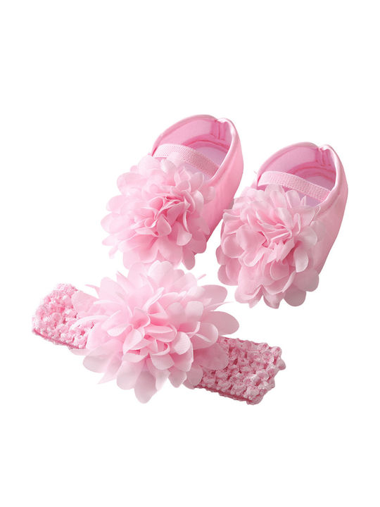 Nannie Nannie Kinder Haarband mit Stirnband in Rosa Farbe