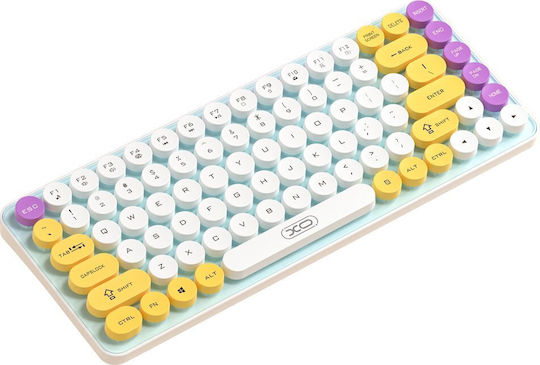 XO KB-12 Безжична Bluetooth Клавиатура Английска US Многоцветна