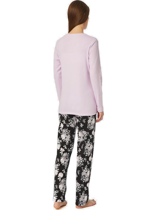 Minerva Winter Women's Pyjama Set Purple