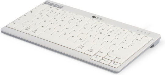 Bakker Elkhuizen UltraBoard 950 V2 Ασύρματο Bluetooth Πληκτρολόγιο Αγγλικό UK Λευκό