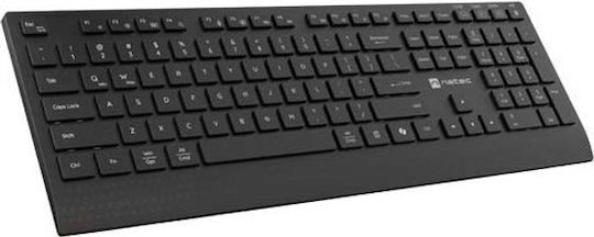 Natec NZB-2315 Ασύρματο Bluetooth Σετ Πληκτρολόγιο & Ποντίκι Αγγλικό US