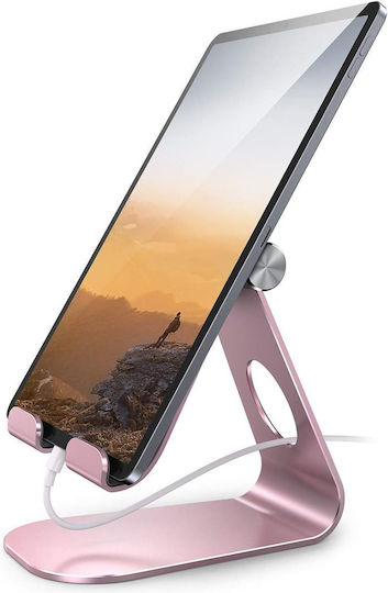 Lamicall Suport Tablet Telefon Unghi Reglabil Stabilitate Ridicată Dispozitive Compatibile 10-33 Cm Roz