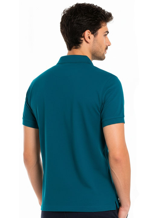 Polo Herrenbluse Blau