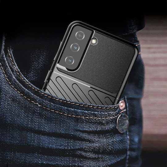 HQWear Back Cover Σιλικόνης Μαύρο (Galaxy S23+)