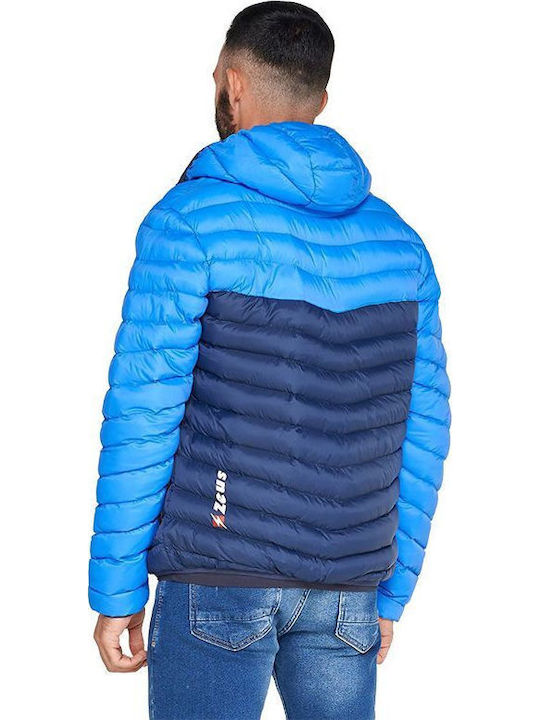 3 в 1 Зимно Мъжко Яке Puffer Ветроустойчиво Роял Син/navy