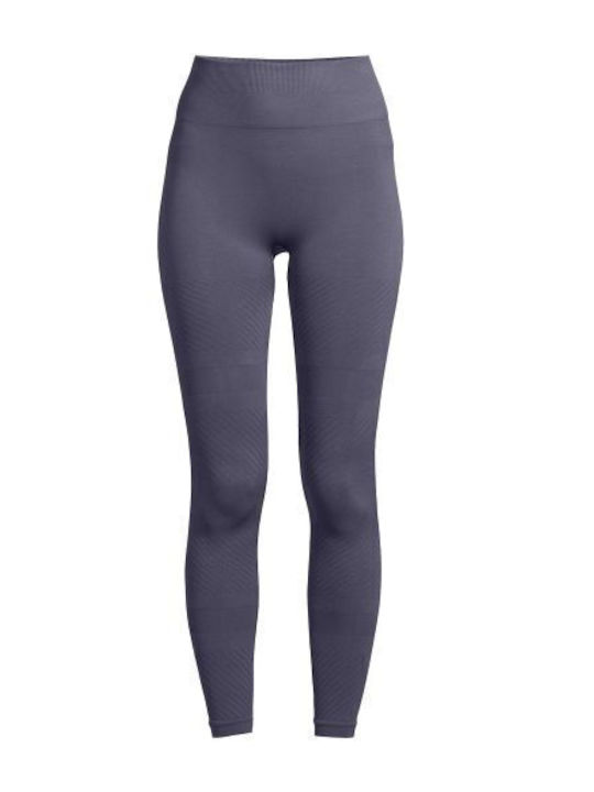 Training Damen Leggings Hohe Taille Blau
