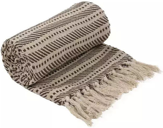Ixia Regal Τραπεζομάντηλο Μπεζ Καφέ 125x150εκ. Ixia Regal Τραπεζομάντηλο Μπεζ Καφέ 125x150εκ.