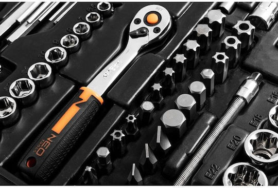 Neo Tools Werkzeugkoffer mit 233 Werkzeugen