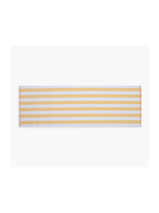 Nef-Nef Homeware Runner Cotton Set Jeremy Yellow 45x140cm