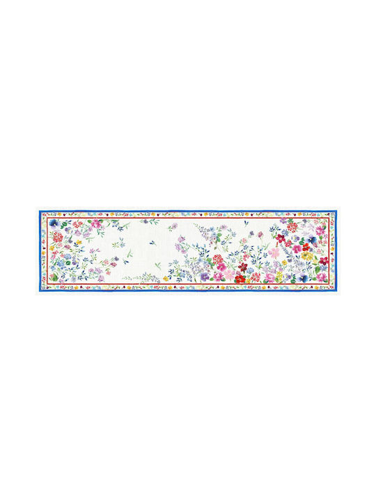 Tessitura Toscana Telerie Linen Table Runner Pink
