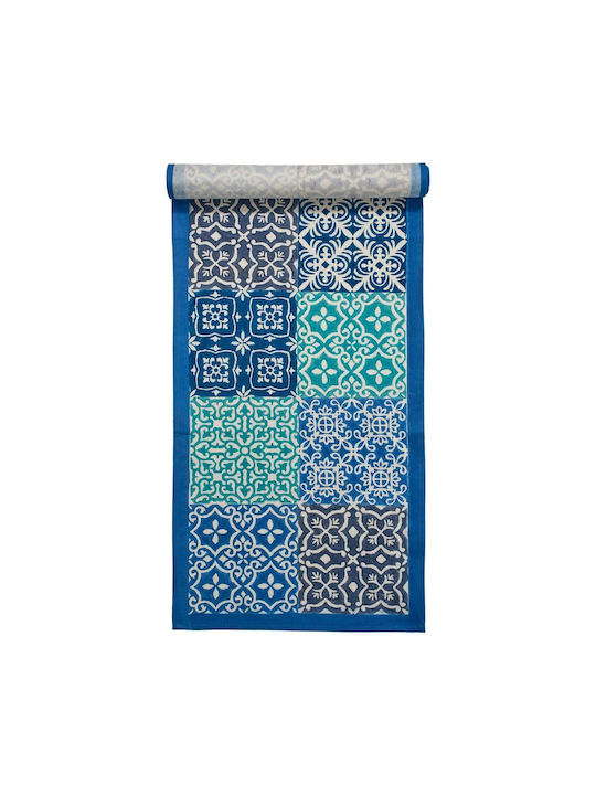 Butlers Runner Bumbac Albastru Blue Marocco 50x158 cm