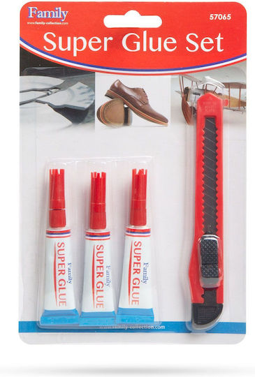 Schnellkleber Set 3x3 G 9 Mm Cutter Universal Schnelkleber
