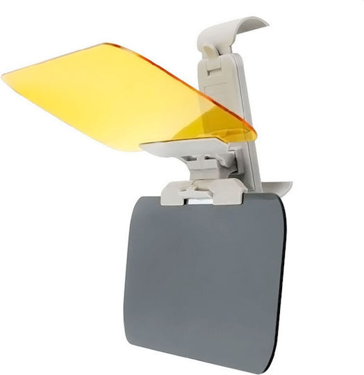 Parasolar Auto 2 În 1 Zola Zi Noapte Protecție UV Reduce Orbirea Prindere Cu Clips 32 X 13,5 Cm