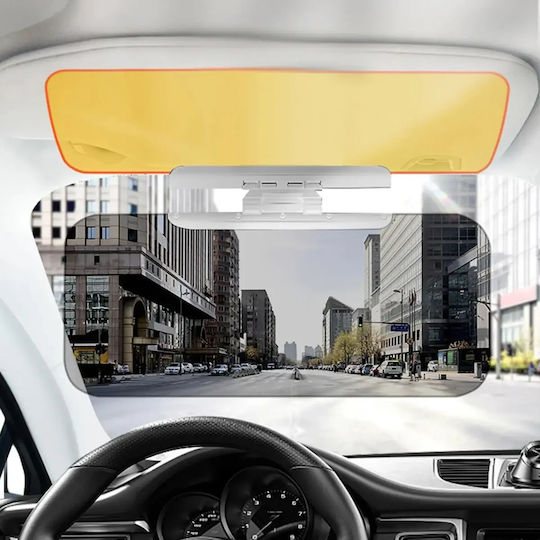 Parasolar Auto 2 În 1 Zola Zi Noapte Protecție UV Reduce Orbirea Prindere Cu Clips 32 X 13,5 Cm