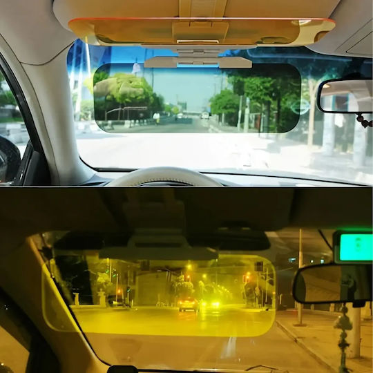 Parasolar Auto 2 În 1 Zola Zi Noapte Protecție UV Reduce Orbirea Prindere Cu Clips 32 X 13,5 Cm