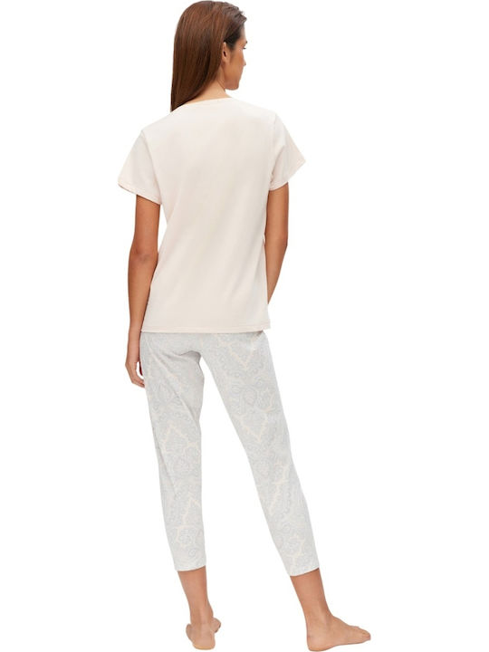 Minerva Summer Women's Pyjama Set Salmon Minerva Summer Women's Pyjama Set Salmon