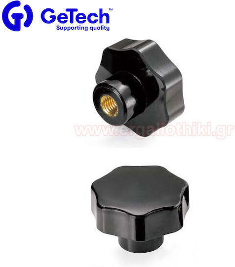 Getech Λαβή Εργαλείου Πόμολο Μαργαρίτα από Βακελίτη Φ50 Μ10 B1V7B5010
