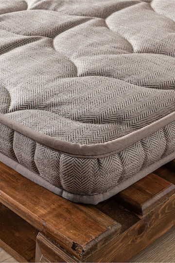 SteweHome Single Orthopedic Double-Sided Mattress Roll Pack 80x200x6cm with Springs