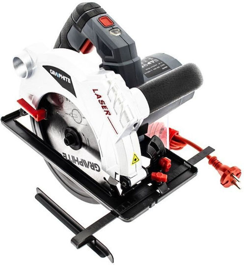 Graphite Δισκοπρίονο 1500W με Σύστημα Αναρρόφησης