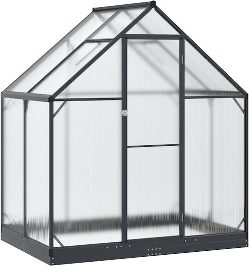 Garden Greenhouse Door Anthracite 183.5 x 123 x 207 cm 42036859 Anthracite