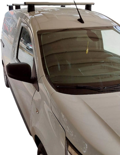 Nordrive Μπάρες Οροφής Αλουμινίου για Renault Express 2021+ (Σετ με πόδια)