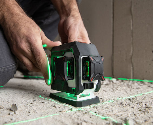Kapro Αυτορυθμιζόμενο Περιστροφικό Αλφάδι Laser Πράσινης Δέσμης 3.7V με Εύρος Εργασίας 30m