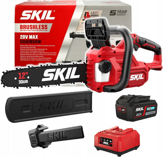 Skil 0534 CA & 3131 AA Κλαδευτικό Αλυσοπρίονο Μπαταρίας 1x4Ah Brushless 20V 2.2kg με Λάμα 30cm