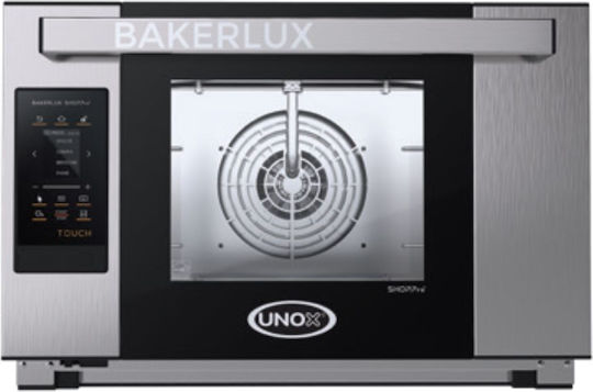 Electric Convection Oven 3 Trays Unox Countertop Bakerlux Shop.pro Go Xefr-03hs-egdn