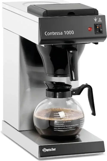 Bartscher Contessa 1000 Mașină de cafea filtru comercială 2000W cu capacitatea de 1.8lt