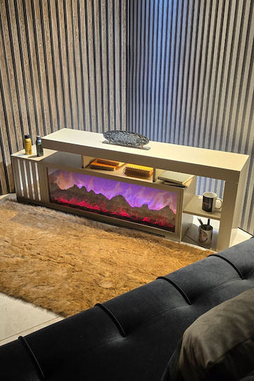TV-Ständer Beige M160xP28xH52cm