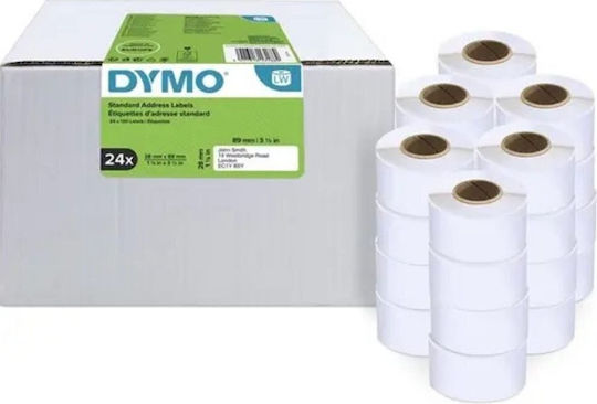 Dymo Self-Adhesive Labels on Roll 24 Pieces