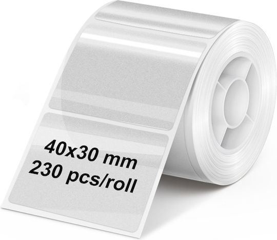 Olympia Selbstklebende Etikettenrollen für Etikettendrucker 40x30mm