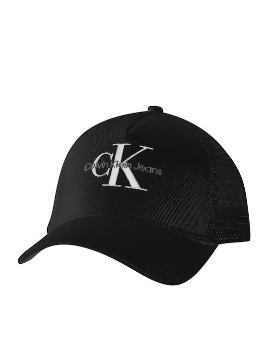 Ανδρικό Καπέλο Calvin Klein Monologo 5 Panel Black 8721107875521