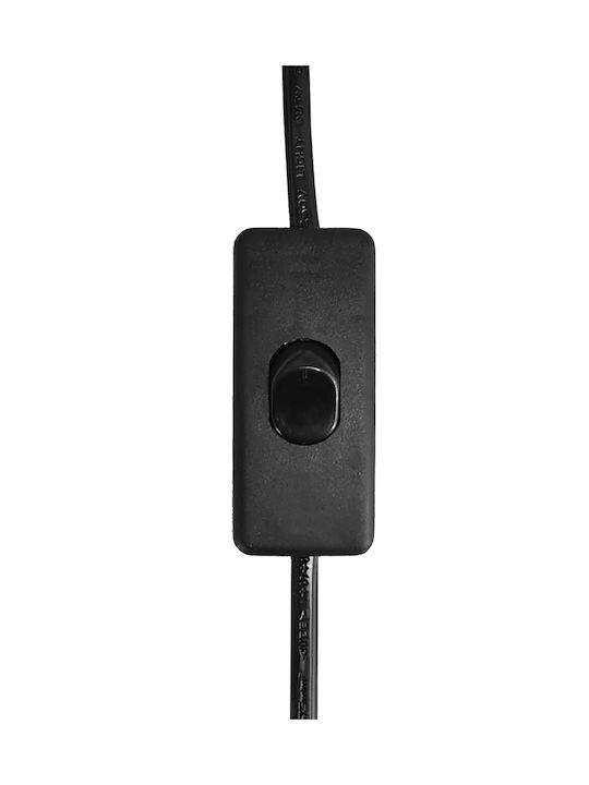 Powertech Keramik Tischlampe für Fassung E27 mit Weiß Schirm und Basis