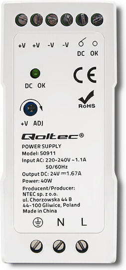 Qoltec Тръбнохранителен блок с изход 12V и мощност 60W 5Спецификация